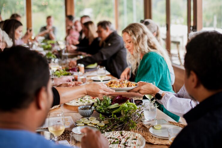 Meuse farm autumn lunch