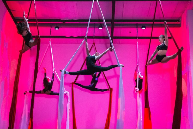 Flying Fitness- Aerial Silks & Aerial Hoop, Student Showcase